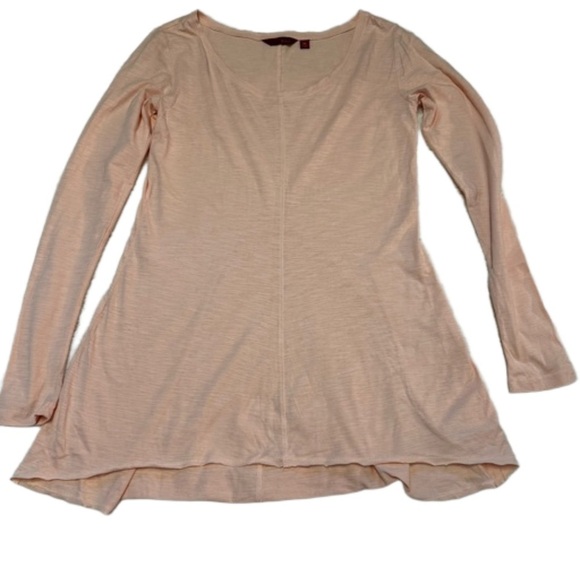 G.I.L.I. Women's Peach Tunic Top Size XS Long Sleeve Rounded Neck NEW - Picture 3 of 10